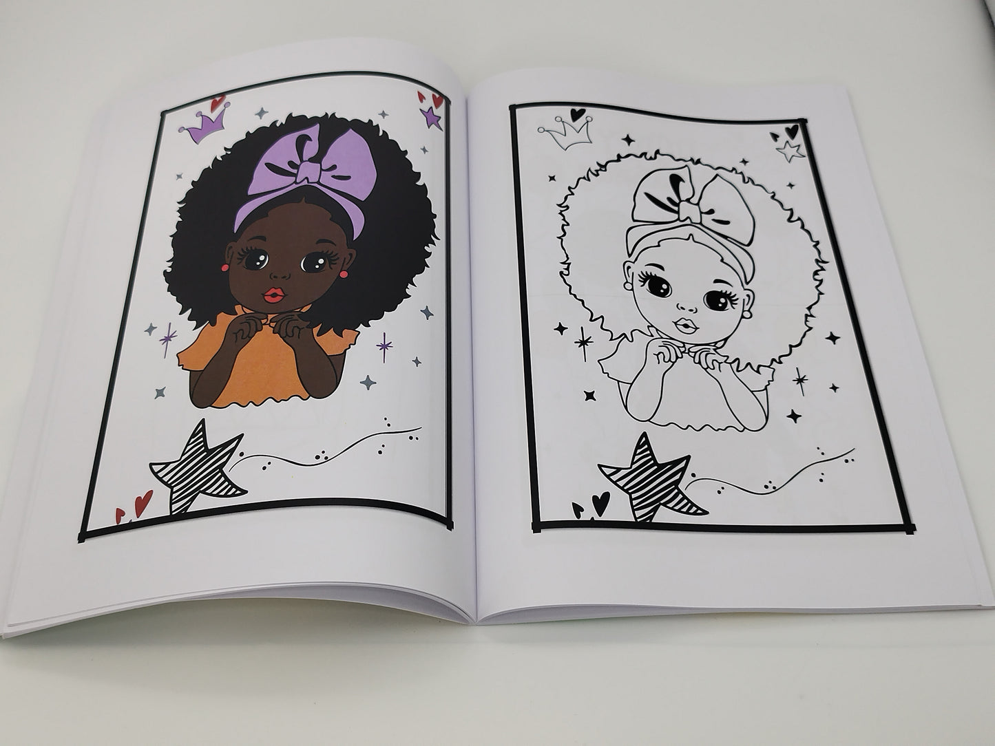 Livre de coloriage African Girls