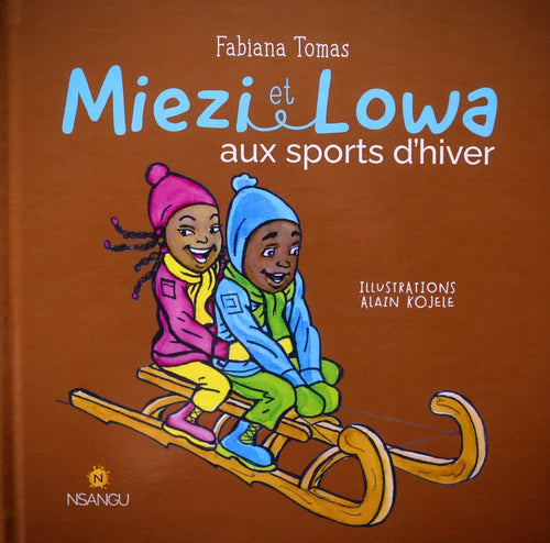 Miezi et Lowa aux sports d'hiver