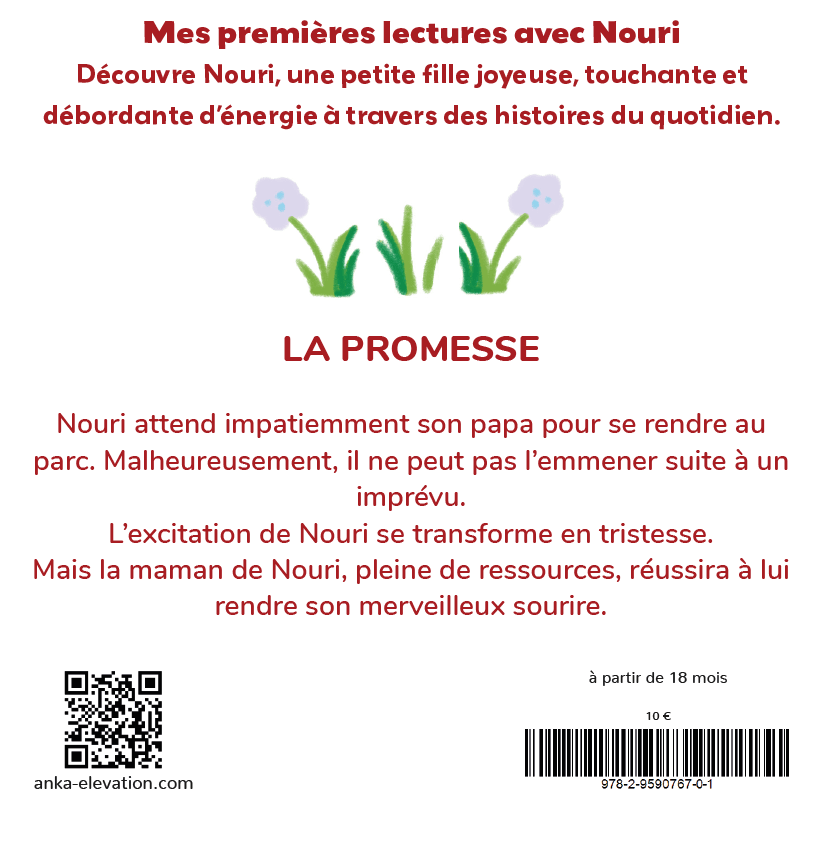 Livre "Mes premières lecture avec Nouri : La promesse" - AfrosementKids