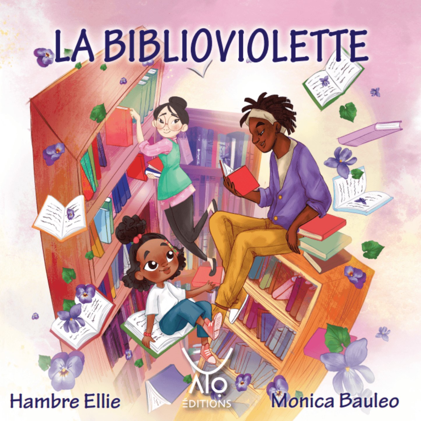 Livre "La Biblioviolette" - AfrosementKids