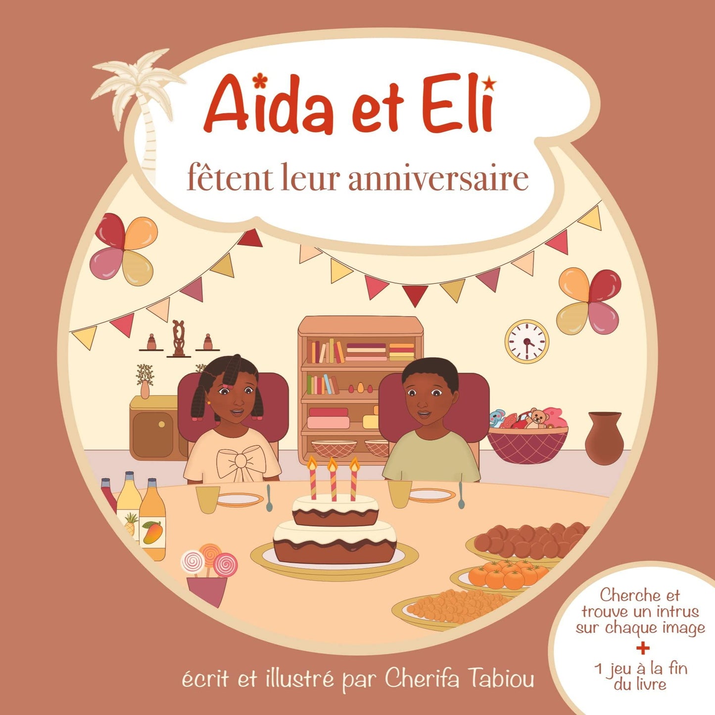 Livre " Aïda et Eli fêtent leur anniversaire " - AfrosementKids
