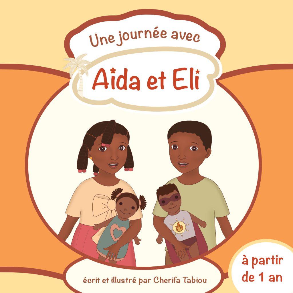 Livre cartonné " Une journée avec Aïda et Eli " - AfrosementKids
