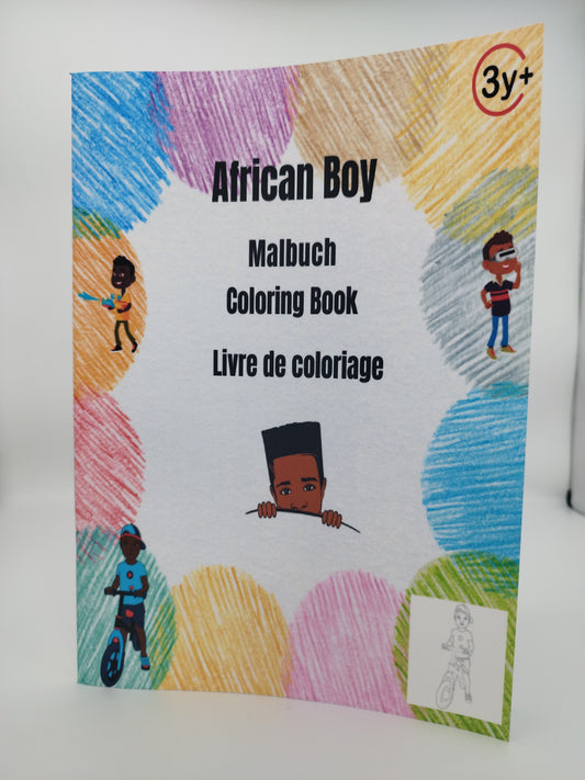 Livre de coloriage African Boy