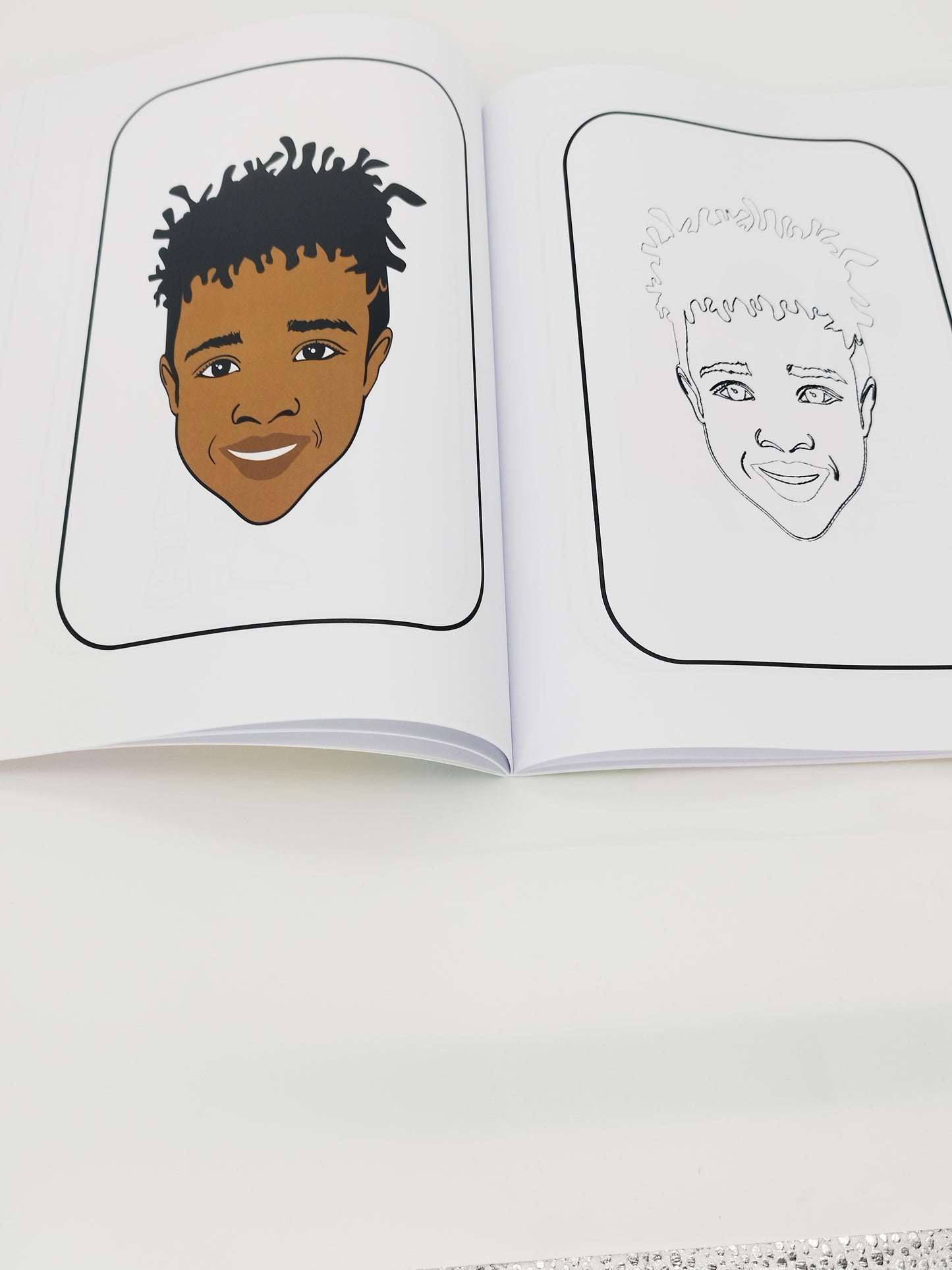 Livre de coloriage African Boy