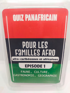 Jeu de cartes "Quiz Panafricain"