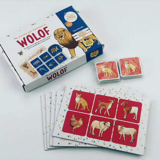 Mes premiers jeux d'animaux en Wolof