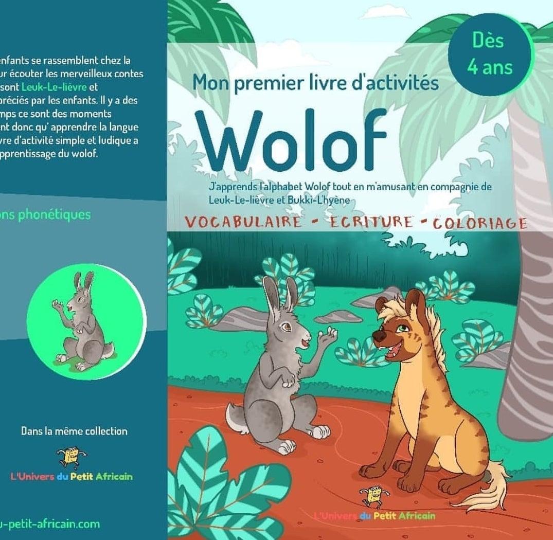 Mon premier livre d'activités WOLOF - AfrosementKids
