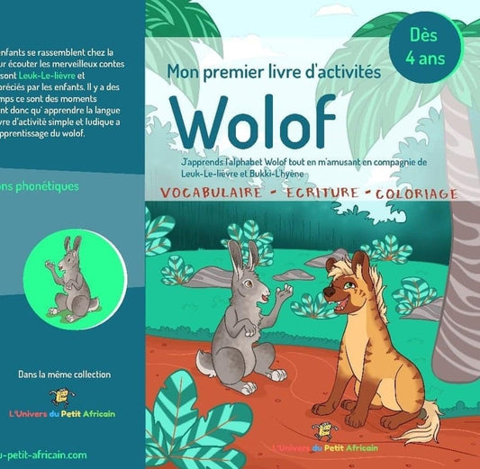 Mon premier livre d'activités WOLOF - AfrosementKids