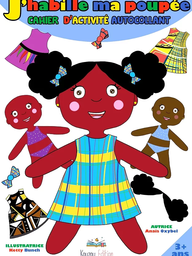 Cahier d'activités  J'habille ma poupée  – AfrosementKids